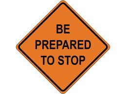 SIGN, BE PREPARED