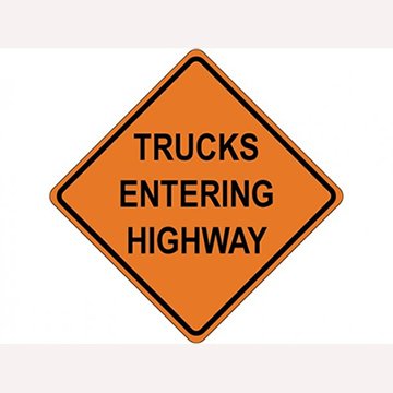 SIGN TRUCKS ENTERING
